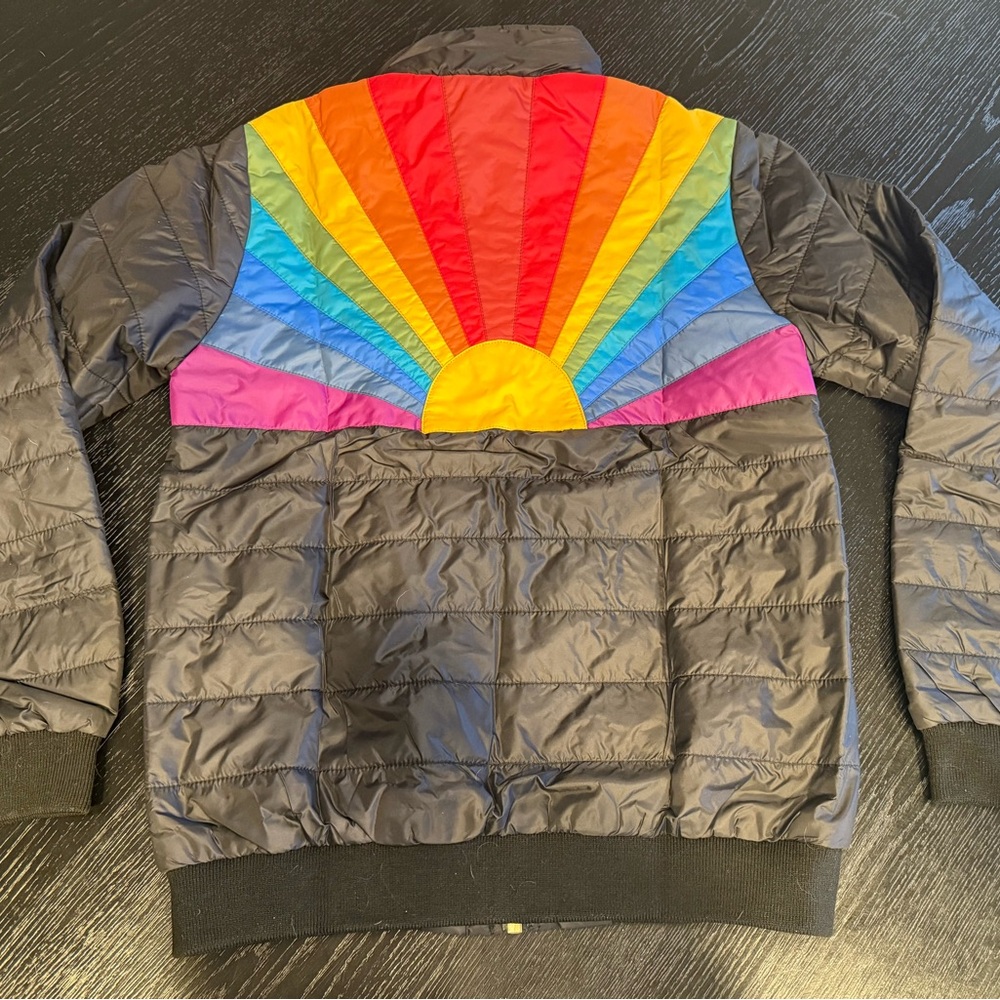 Aviator Nation Sunburst Jacket Black Size M BNWT